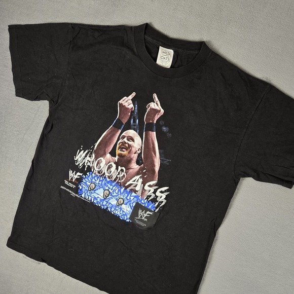VTG Stone Cold Steve Austin Tee Shirt Mens‎ XL WWE WWF Wrestling 1998 Whoop Ass